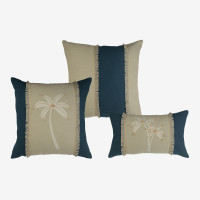 Trio Promocional Coqueiro - Marinho - 50x50 cm Trio Promocional Coqueiro - Marinho - 50x50 cm